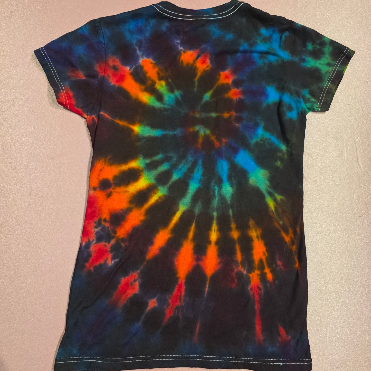 Tie Dyed Shirt Ladies Cut