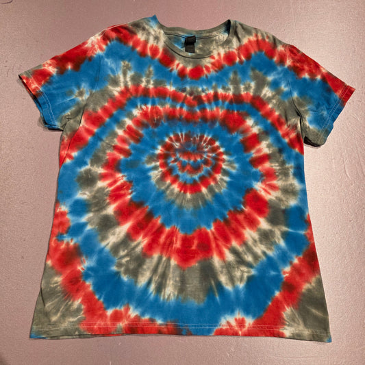 Tie Dyed Shirt Ladies Cut
