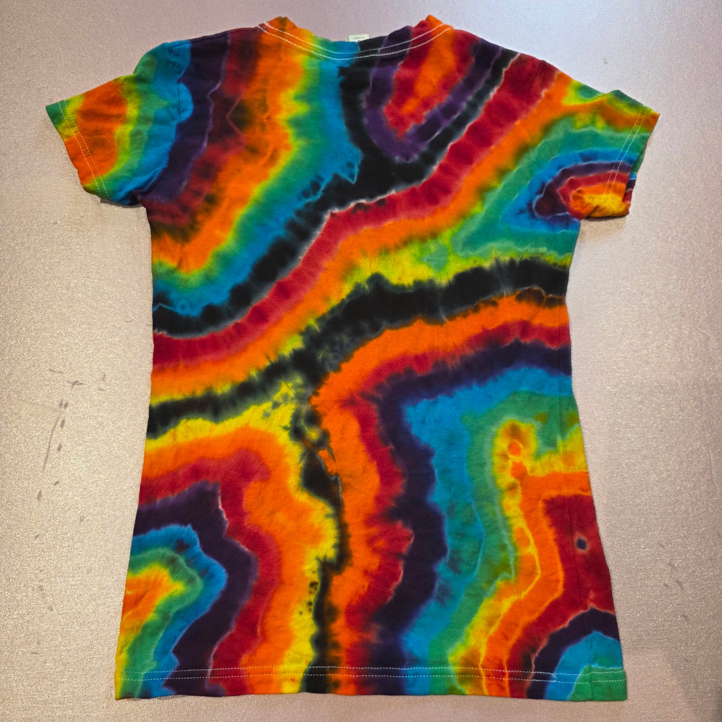 Tie Dyed Shirt Ladies Cut