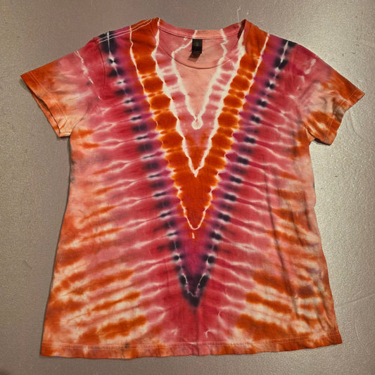 Tie Dyed Shirt Ladies Cut