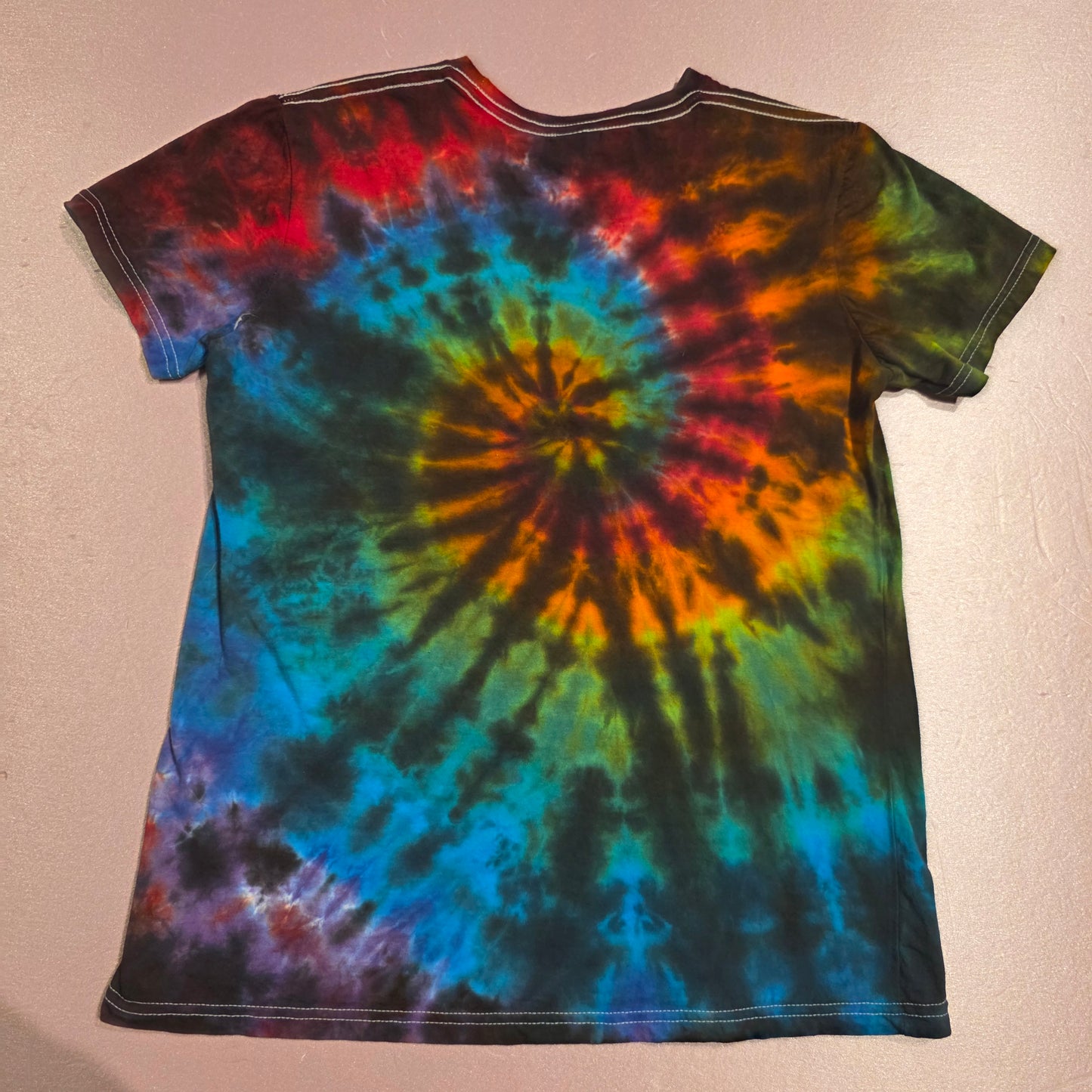 Tie Dyed Shirt Ladies Cut