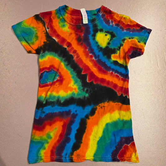 Tie Dyed Shirt Ladies Cut