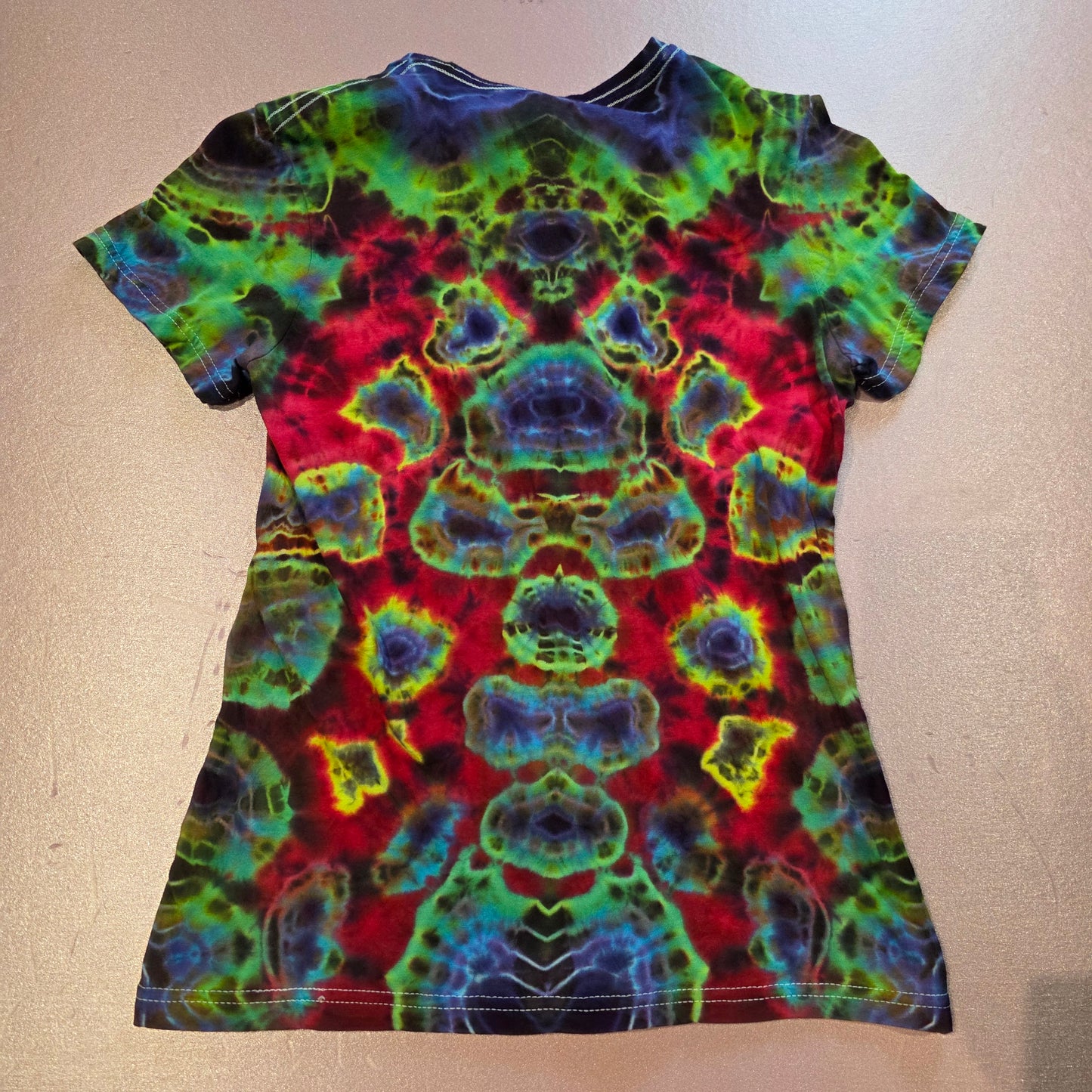 Tie Dyed Shirt Ladies Cut