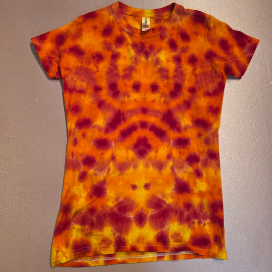 Tie Dyed Shirt Ladies Cut