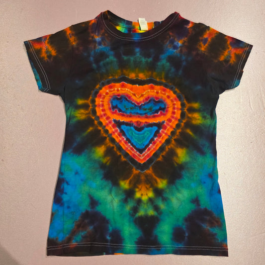 Tie Dyed Shirt Ladies Cut
