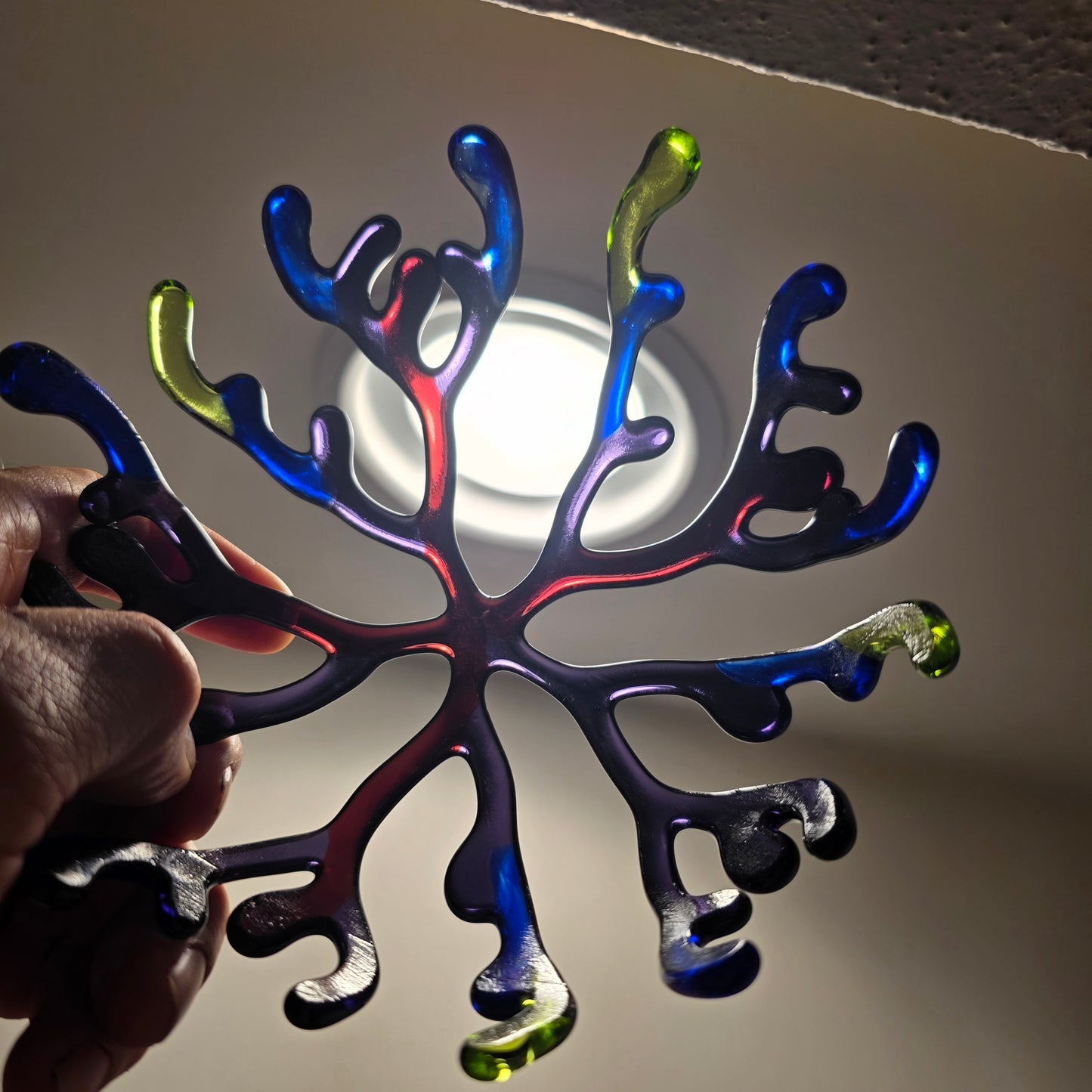 Coral Style Glass Bowl