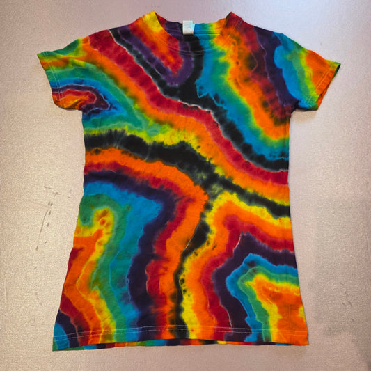 Tie Dyed Shirt Ladies Cut