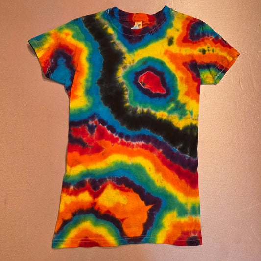 Tie Dyed Shirt Ladies Cut