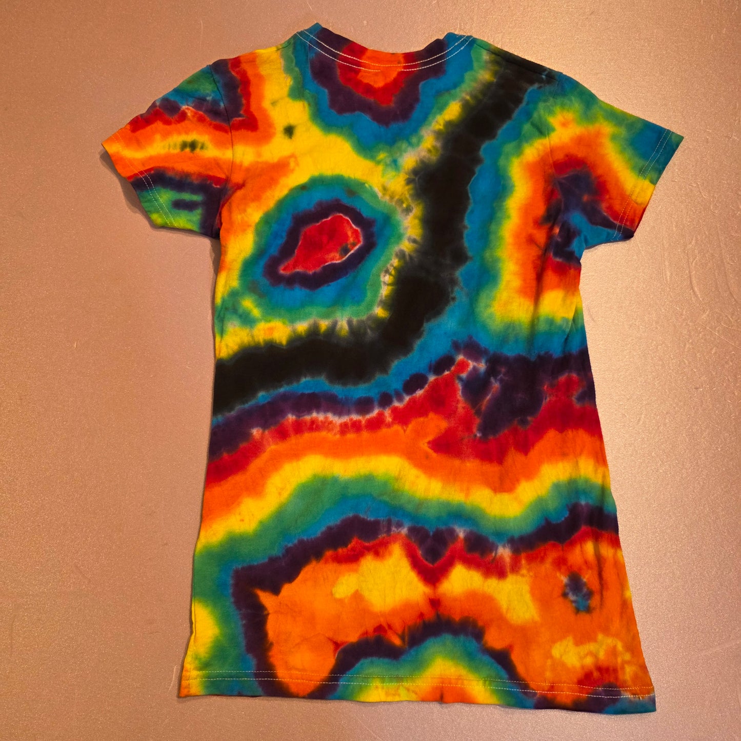 Tie Dyed Shirt Ladies Cut