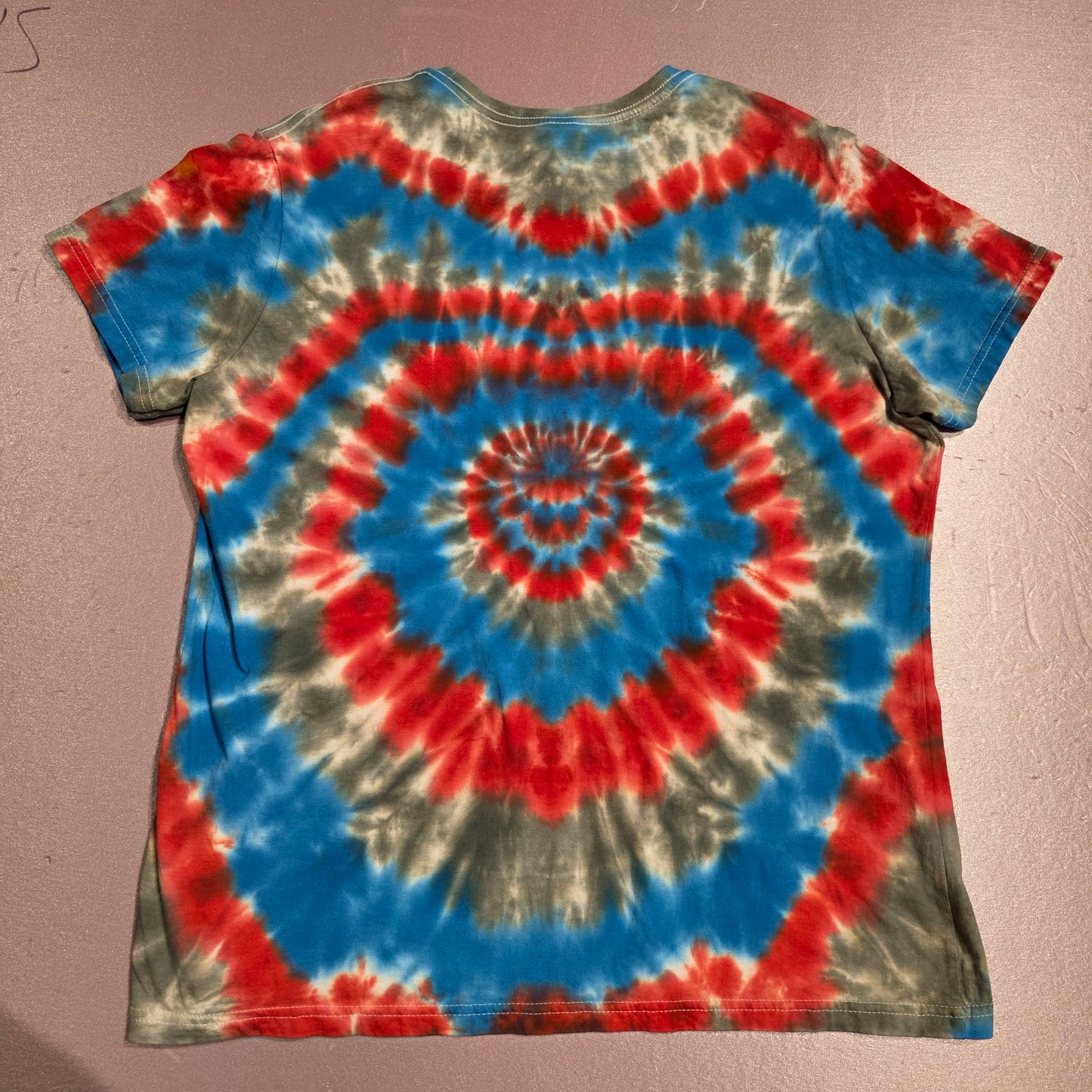 Tie Dyed Shirt Ladies Cut