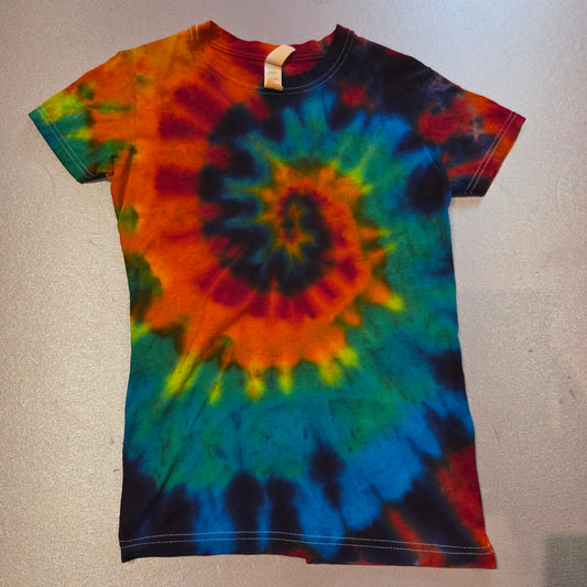 Tie Dyed Shirt Ladies Cut