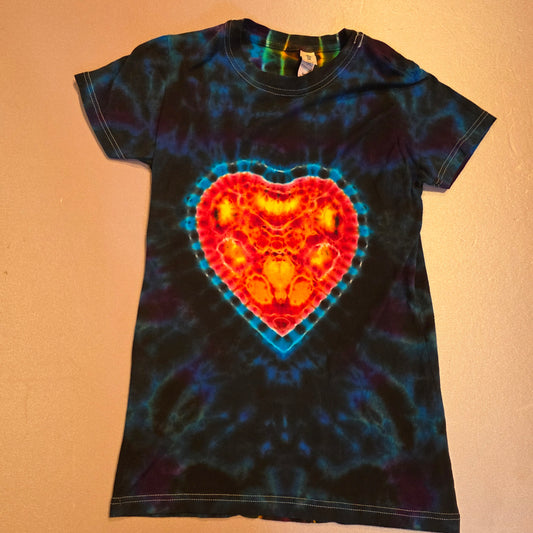 Tie Dyed Shirt Ladies Cut