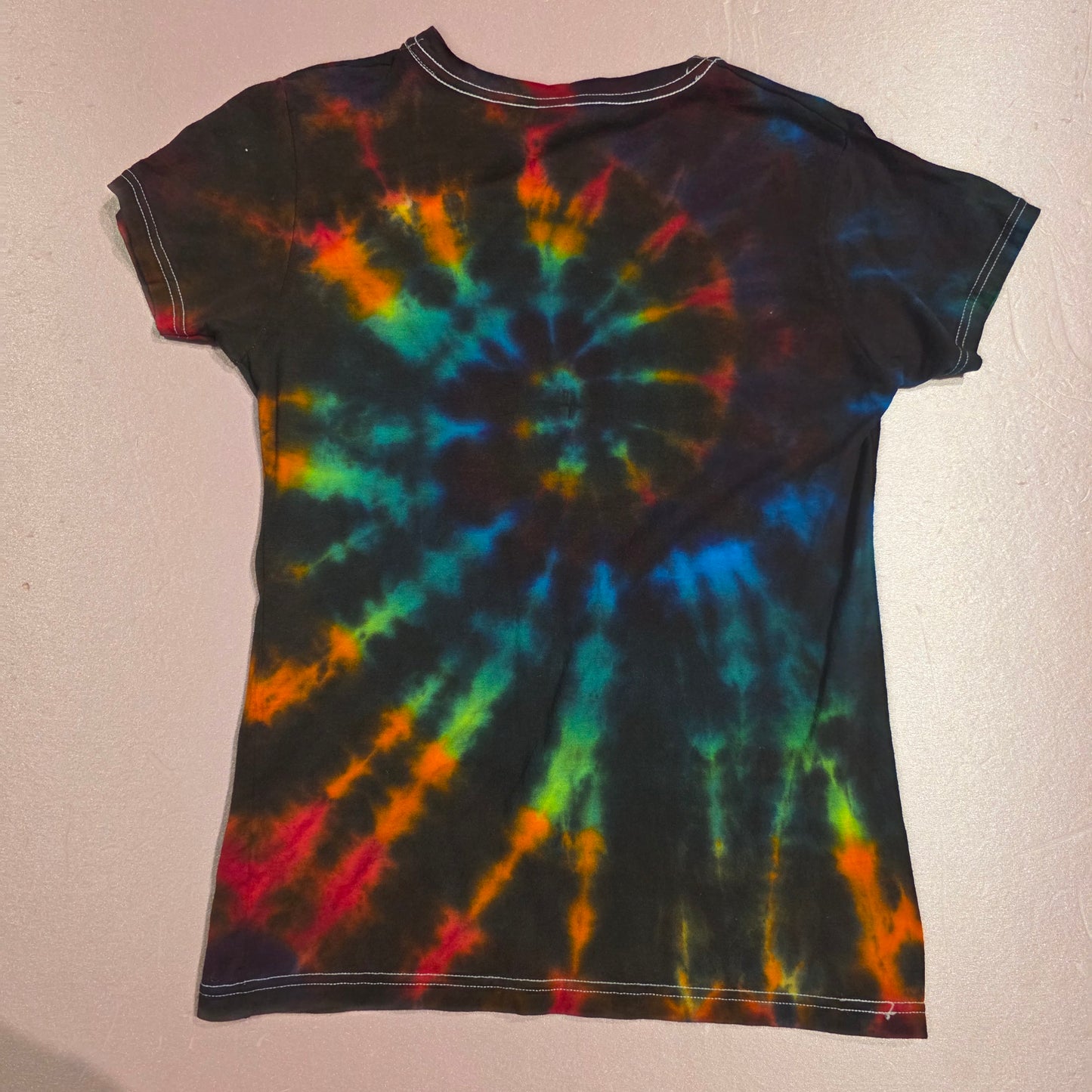 Tie Dyed Shirt Ladies Cut