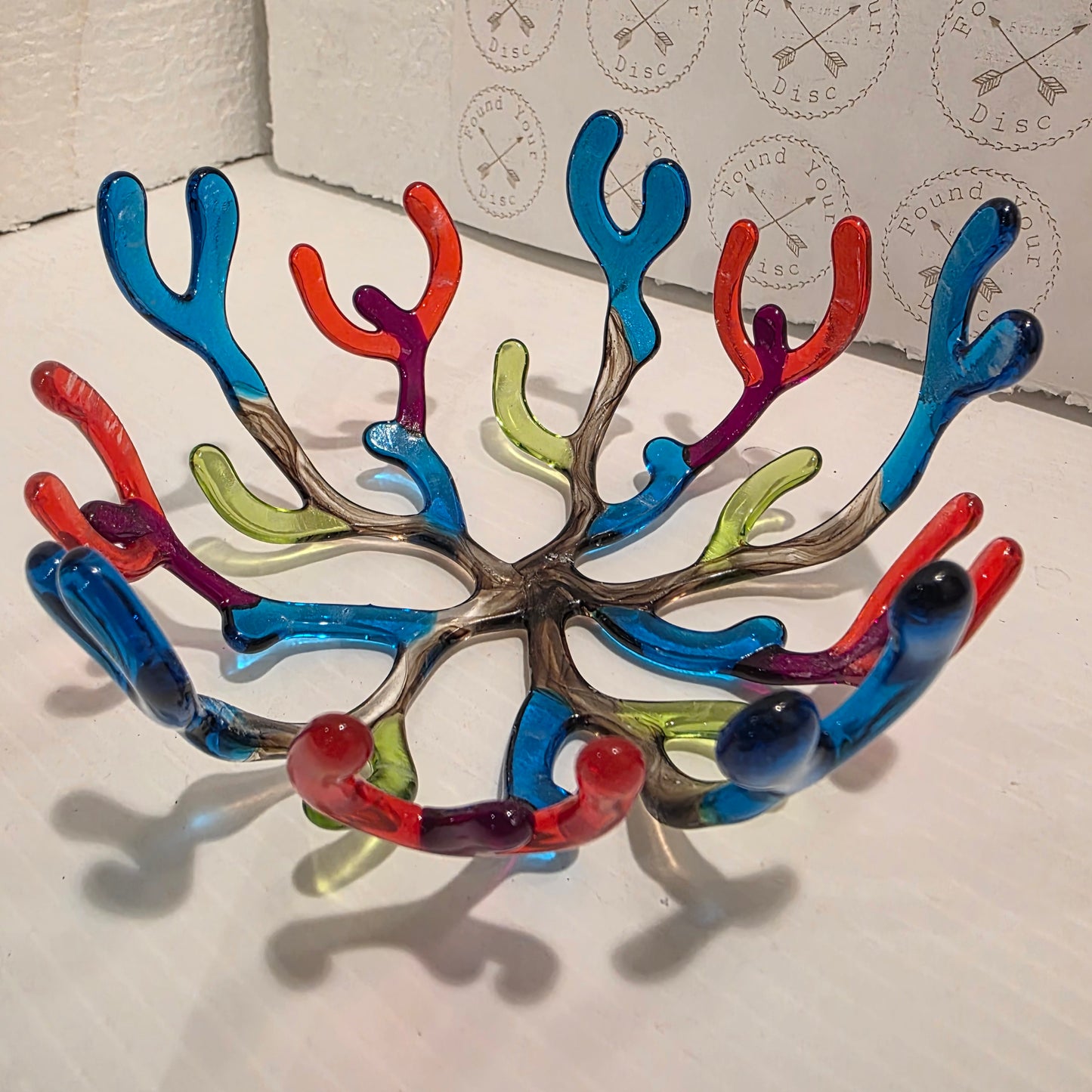 Coral Style Glass Bowl