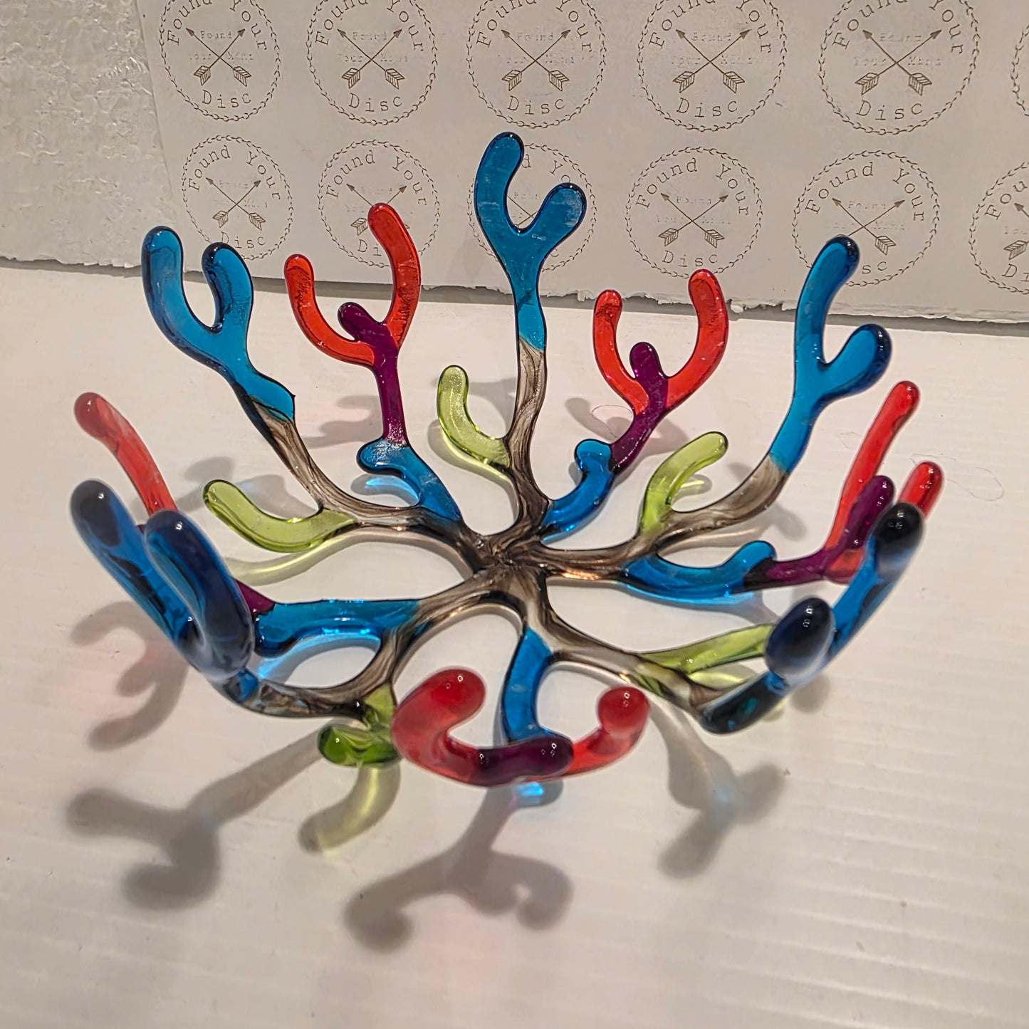 Coral Style Glass Bowl