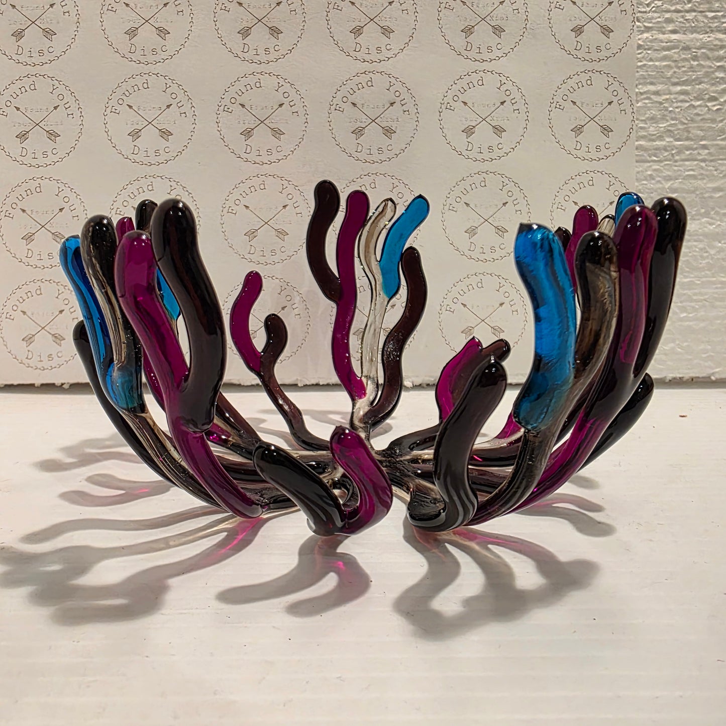 Coral Style Glass Bowl