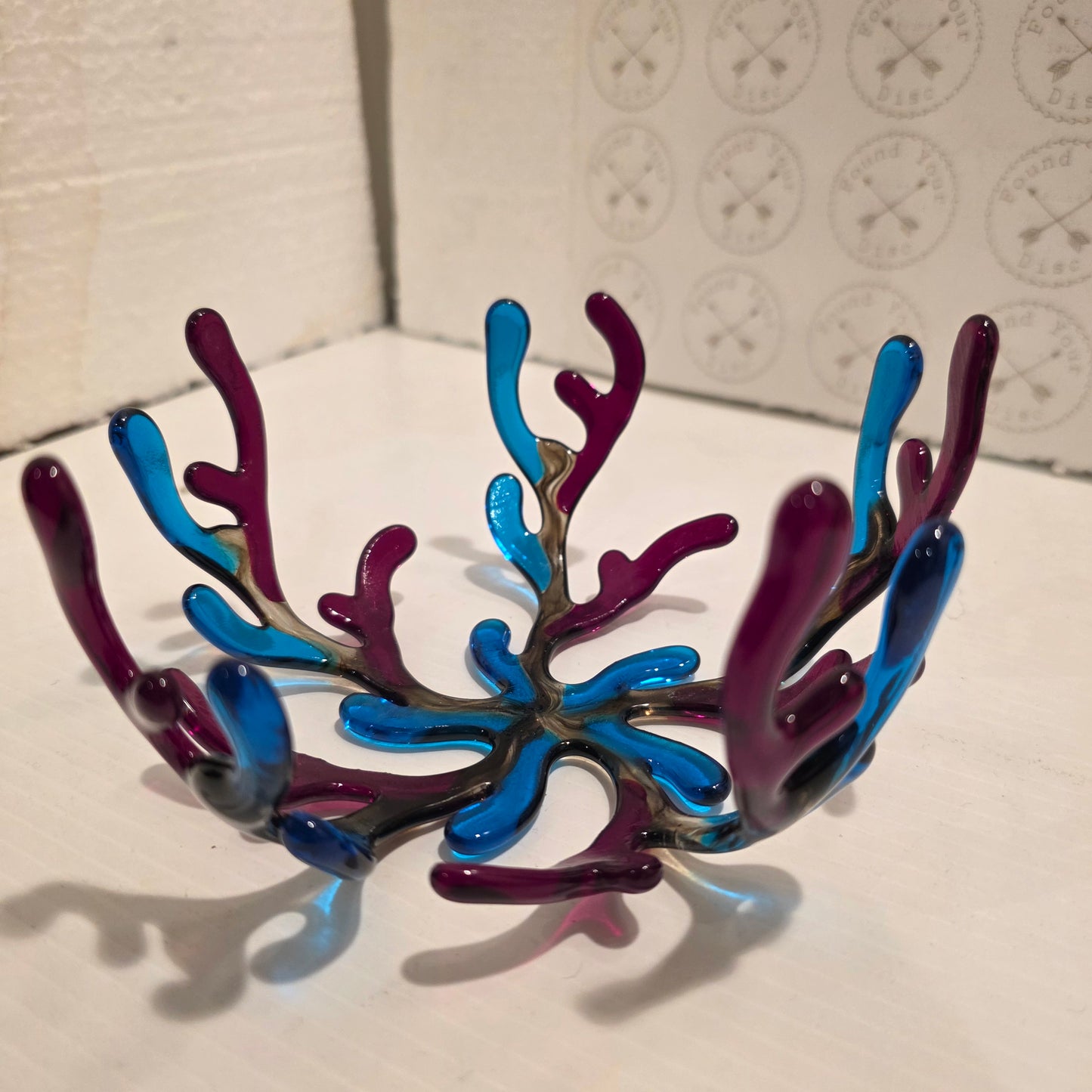 Coral Style Glass Bowl