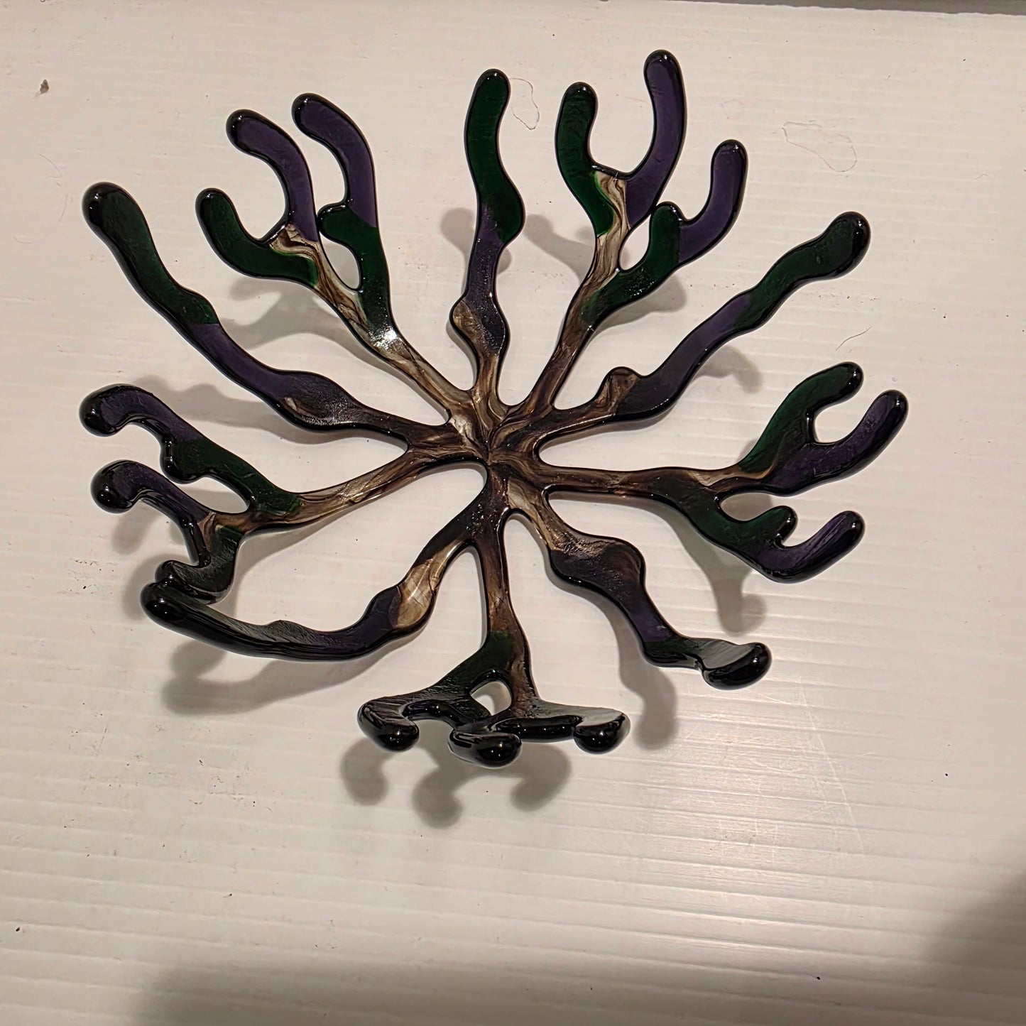 Coral Style Glass Bowl